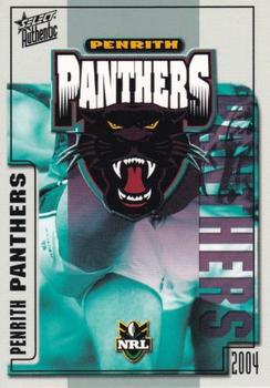 2004 Select Authentic #99 Penrith Panthers Logo Front